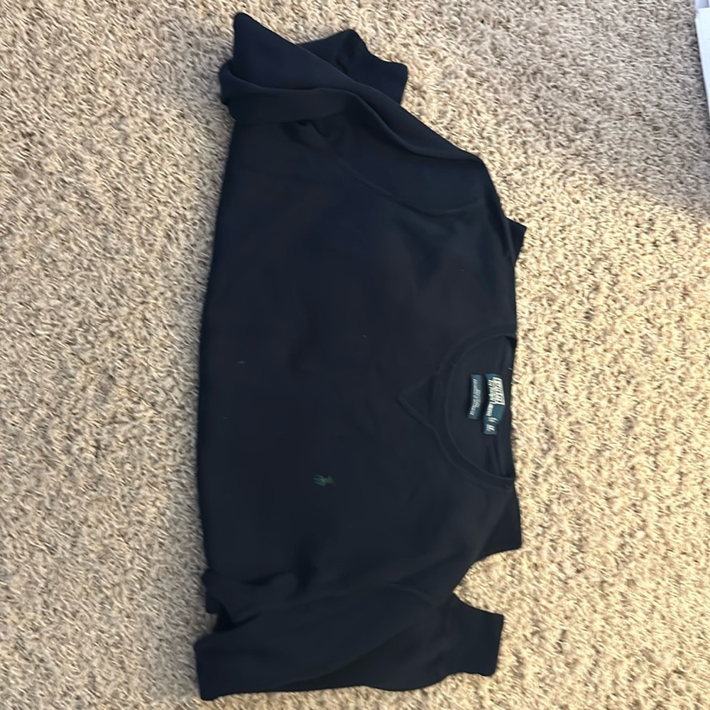 Polo Ralph Lauren cotton sweater.  Excellent condition.  Dark blue color